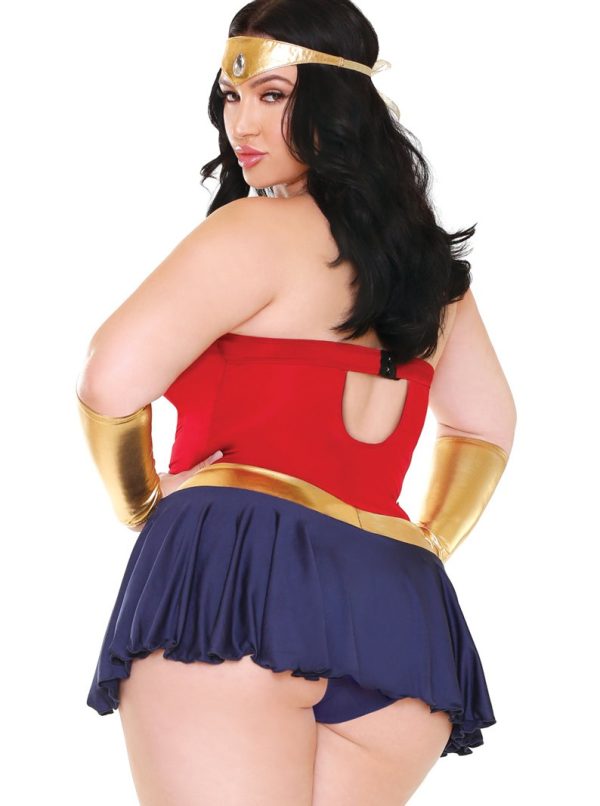 Plus Size Wonder Bae Super Hero Costume - Image 2