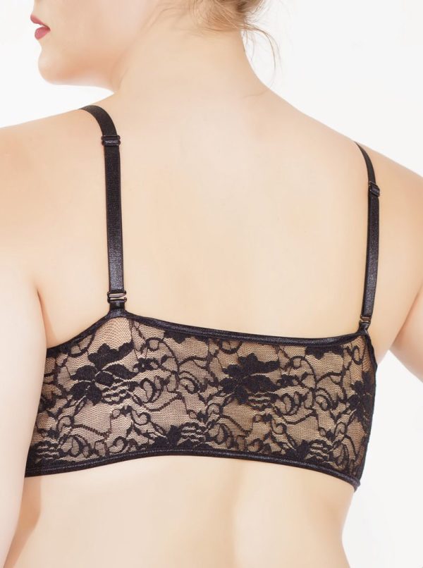 Plus Size Stretch Lace Lingerie Bralette - Image 2